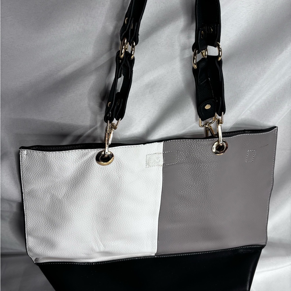Elegant Two-Tone‎ Women's Tote Bag